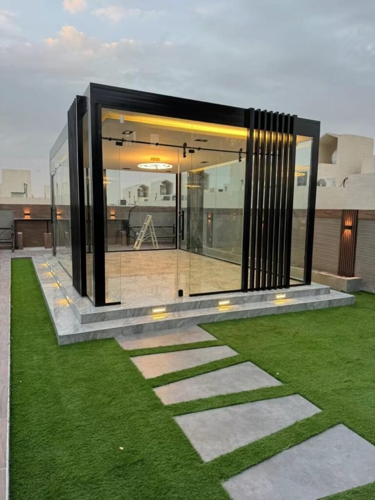 تركيب غرف زجاجية في أبوظبي